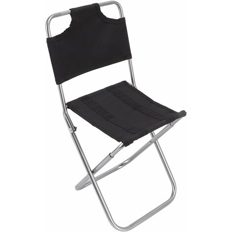 BSR Chaise de Camping Pliante, Fauteuil Camping avec Tube en Alliage D'aluminium, Léger Portable Tissu Oxford Chaise Pliante pour Camping Barbecue Sac à Dos
