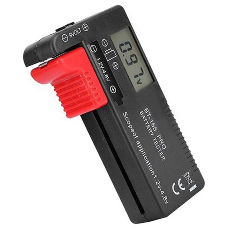 Image of BT-168 pro Batterie KapazitäT Tester Digitaler PrüFer Tragbarer Plastik Zellen für aa 1,5V 9V