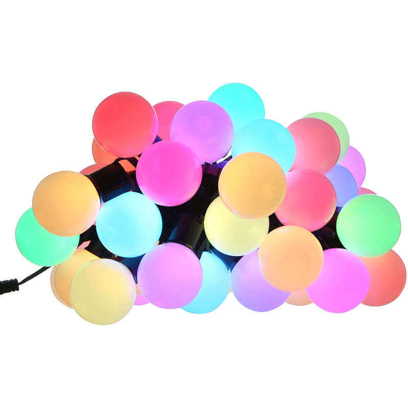 

Asupermall - BT G40 Globe String Light Control remoto inteligente LED de luz de color IP65 Impermeable Irrompible para Festival de Navidad Decoracion