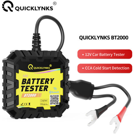 BT2000 Tester de Batterie Automobile 12V Analyseur Bluetooth 4.0 pour Batteries Plomb-Acide – Alovez