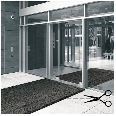 Btb Tapis Brosse Coco Couleuranthracite1m - Btb