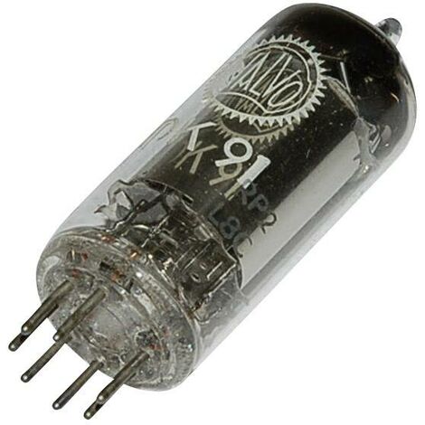 BTB Vertrieb DK 91 Tube électronique Heptode 45 V 1.7 mA Nombre de pôles: 7 Culot: miniature Contenu 1 pc(s) Q34265