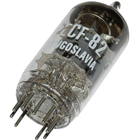 BTB Vertrieb ECF 82 = 6 U 8 = 6 KD 8 = 6 EA 8 = 6 F 2 = 6 GH 8 Tube électronique Triode-pentode 150 V, 170 V 18 mA, 10 mA Nombre de pôles: 9 Culot: Q27161