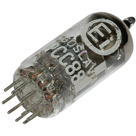 BTB Vertrieb PCC 88 = 7 DJ 8 Valvola termoionica Triodo doppio 90 V 15 mA Numero Poli (num): 9 Attacco: Noval Contenuto