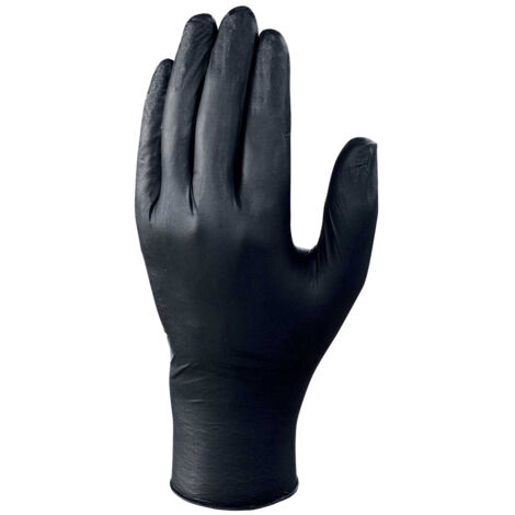 BTE 100 GANTS NITRILE NOIR 7/8 DELTA PLUS V1460B10007
