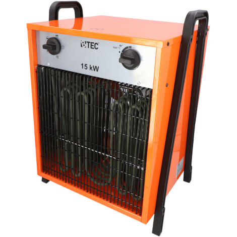 BTEC Elektroheizer 15 kW, 32A Heizlüfter, Bauheizer
