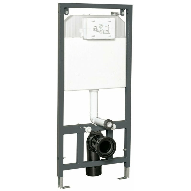 Bâti support universel Kerra pour wc suspendu Sans plaque chasse d'eau