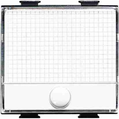 BTIAM5008 Pulsante 1P NO 250Vac 10A con targa portanome illuminabile