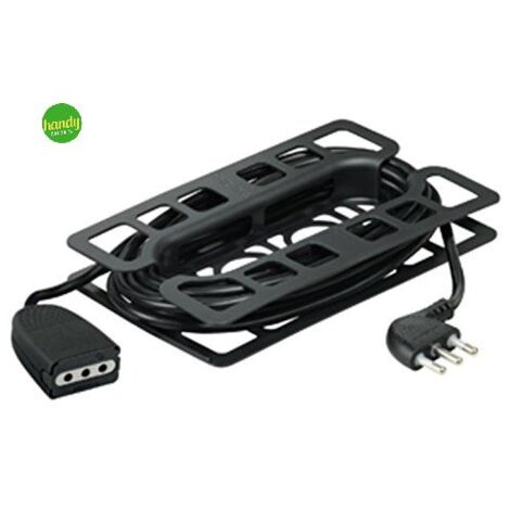 Bticino 2536N Prolunga Multiple 5 m 1 Presa AC Interno Nero