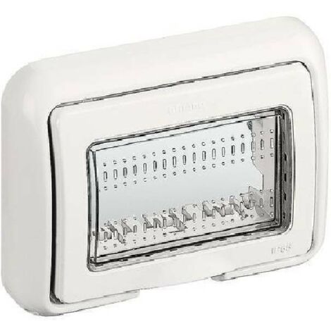 BTICINO 25603B - Coperchio 3 posti per MAGIC, MATIX - bianco