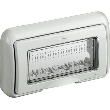BTICINO 25604 - Coperchio Ip55 4 Moduli  - Grigio - Matix