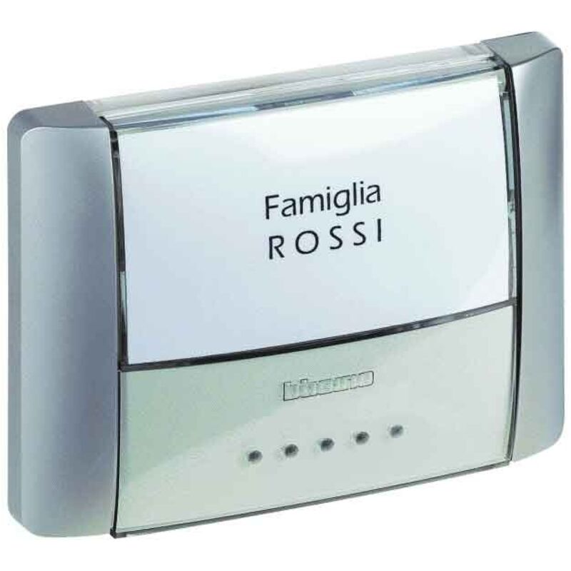 Pulsante Campanello Targa Ip55 Colore Tech 26108t Bticino
