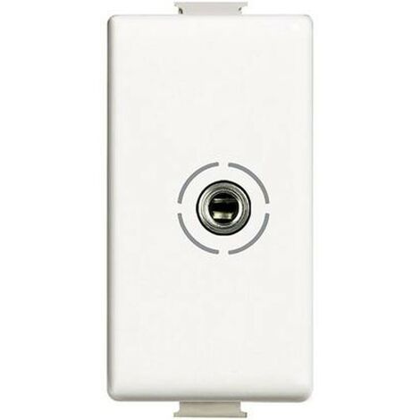 BTicino 3,5-mm-Klinken-Audiobuchse, Serie Màtix, 1 Modul – Weiß  Code AM4280