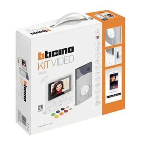 BTICINO 364614 - Kit vivavoce monofamiliare con videocitofono connesso