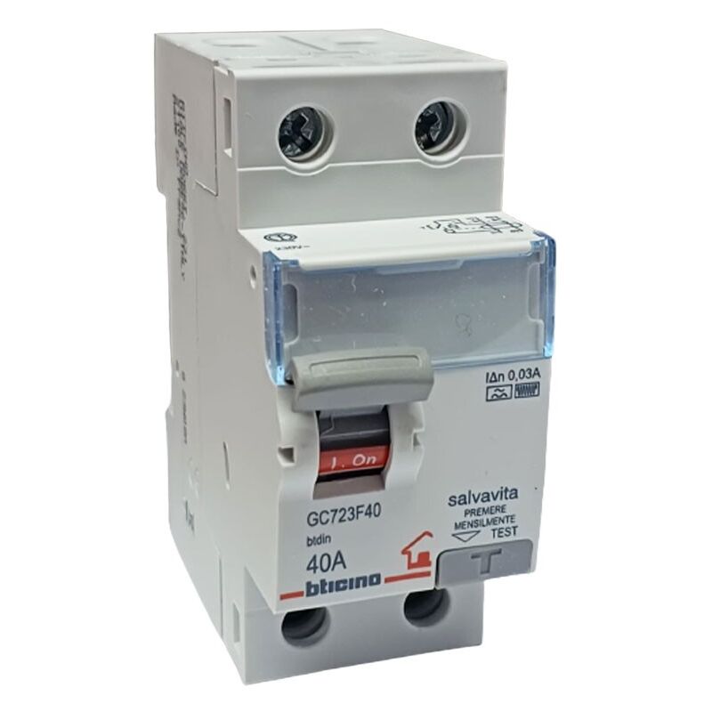 Bticino 40A interrupteur différentiel 2P 30 MA F 2 modules GC723F40