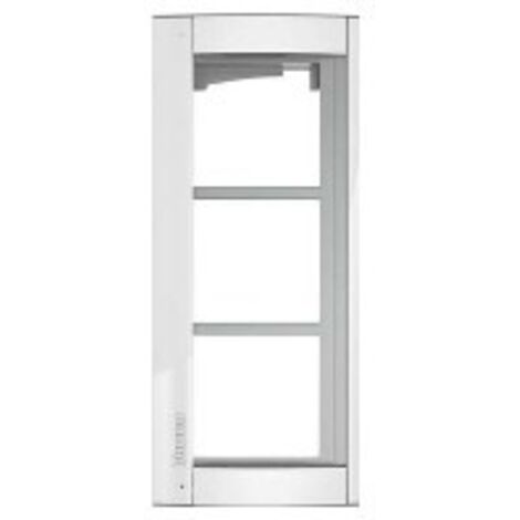 Bticino Abdeckrahmen 350232 + Modulträger 3M ALLWHITE