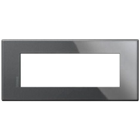 Bticino Axolute Air Plate 6 modules Anthracite HW4806HS
