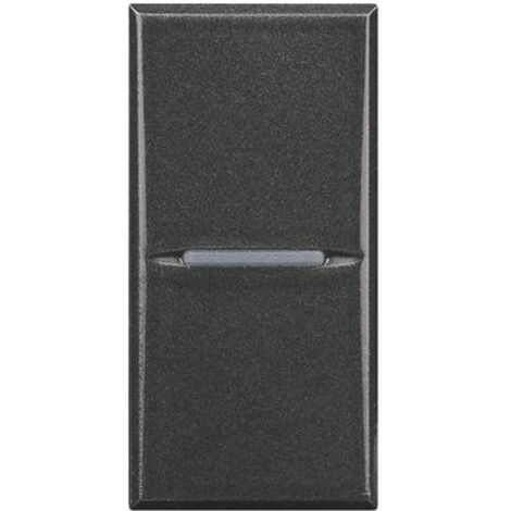 Bticino Axolute Interrupteur Axial 1P 10A Dark HS4001N