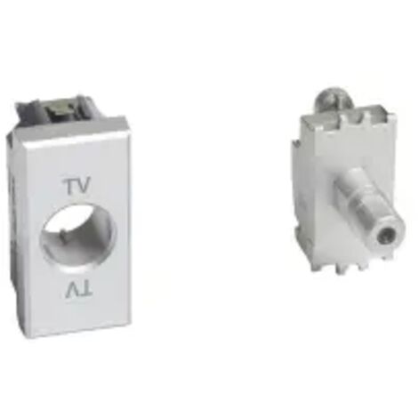Bticino Axolute - Prise SAT coaxiale avec connecteur type F 1M H4202F