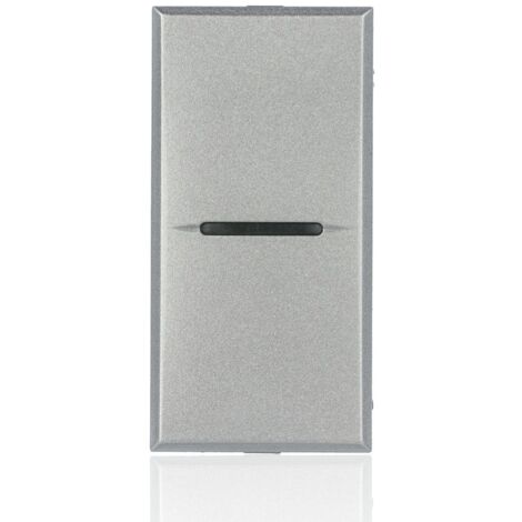 Bticino axolute pulsante assiale 1p no 10a 1 modulo colore tech  hc4005n