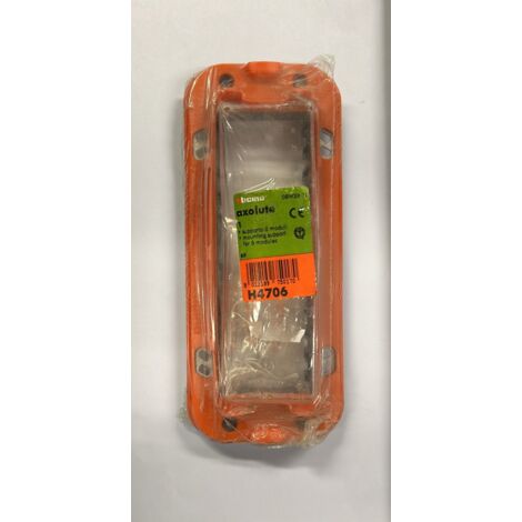 Bticino axolute supporto stondato 6 moduli h4706