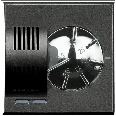 Bticino axolute - thermostat chauffage climatisation 230V anthracite HS4441