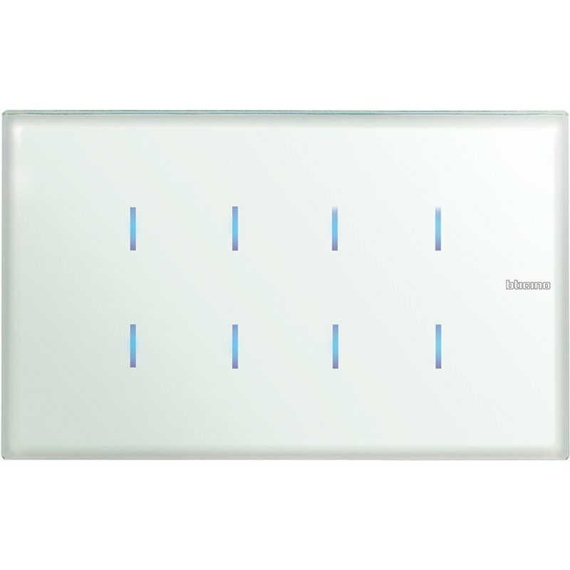 

Comando tactil 8 funciones Bticino Axolute HC4657M4 para instalaciones MyHOME_UP Whice