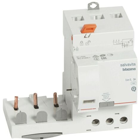Bticino bloc différentiel 3P 63A AC 300mA G34AC63