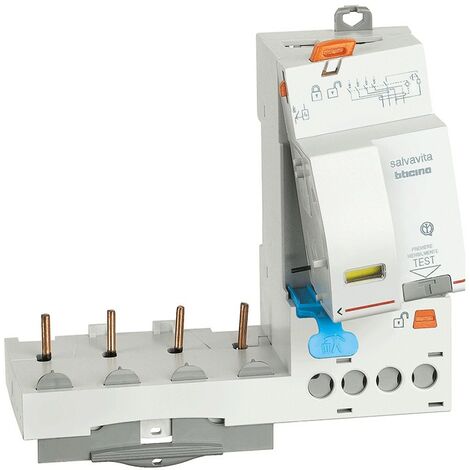 Bticino bloc différentiel disjoncteur 4P A/S 32A 1000mA 2 modules G46AS32
