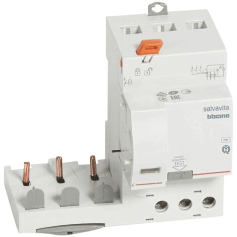 Bticino blocco differenziale salvavita 4P AS 63A 1000mA 3 moduli G46AS63