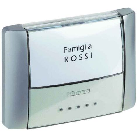 BTICINO BOTÓN TITULARES, IP55 CON RETROILUMINACIÓN 26108T