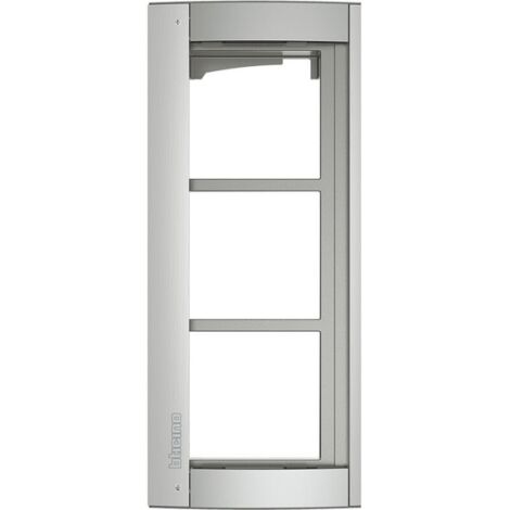 Bticino Cofrel   350231   Chassis et cadre support Sfera New 3 modules Allmetal