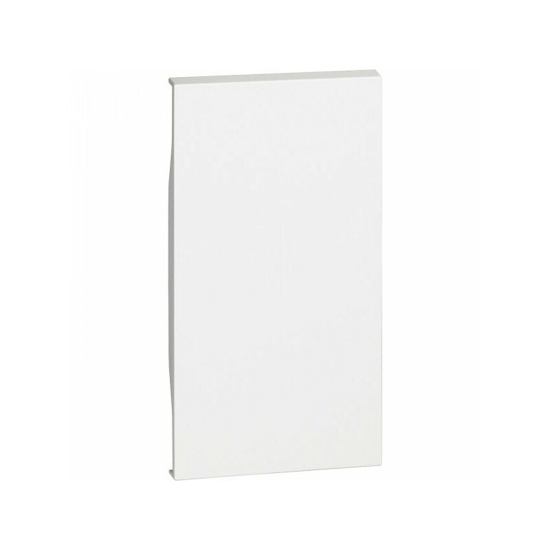 Enjoliveur living now pour obturateur 2 modules - blanc Bticino cofrel ARDBTKW00M2