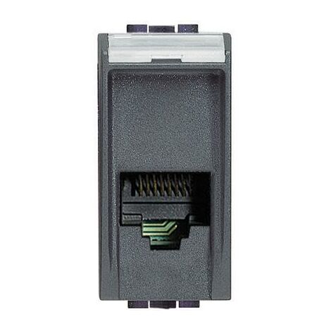 Bticino - connettore rj11 k10 antracite - serie: living international