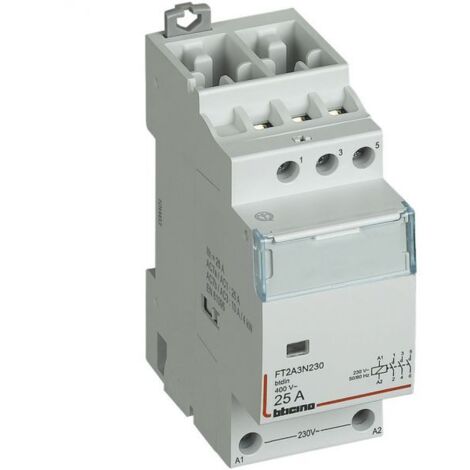 Bticino contattore 2NO+2NC 25A 230Vac AC3 FT2AC2N230