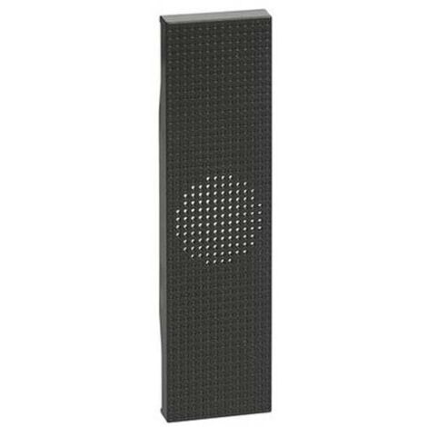 Bticino Cover Living Now für Bronzeglocke und Summer, schwarz KG15