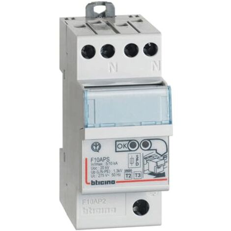Bticino disjoncteur de surtension 10KA 2P F10AP2
