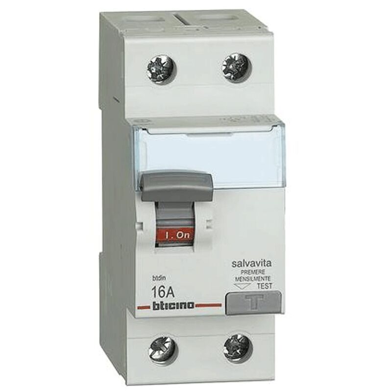 Disjoncteur différentiel 16A 10MA G722AC16 - Bticino