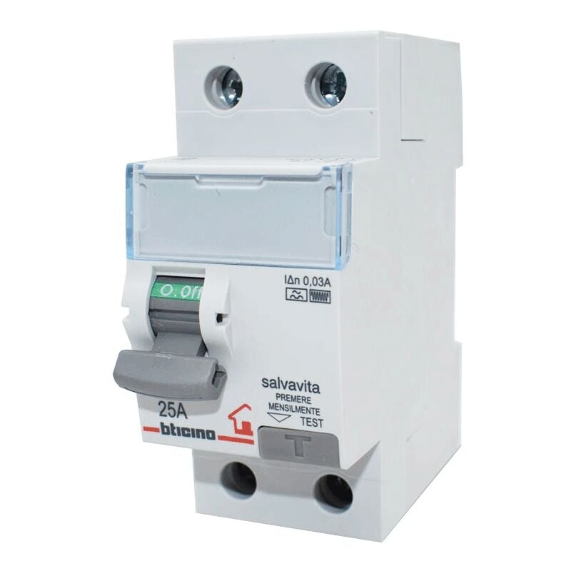 Disjoncteur différentiel 2P 25A 30MA f GC723F25 - Bticino