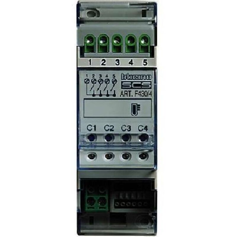 Attuatore 2 Rele Livinglight Per Bticino Spa - Interblocco Logico E Gestione Remota