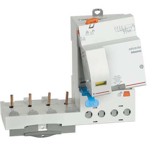 BTicino G43AC63 Module différentiel de fuite à la terre 4P AC Type In= 63A