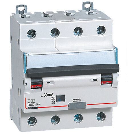 BTicino GN8843A32 Interruttore Magnetotermico Differenziale BTDIN60 4P tipo A 32A