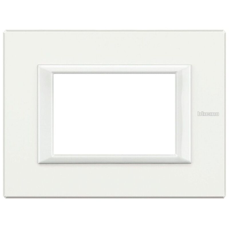 Axolute Placca Rettangolare 3 Moduli Bianco Ha4803hd Bticino