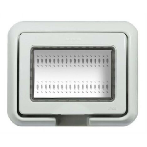 Bticino Idrobox Placca LivingLight IP55 3 Moduli 24603