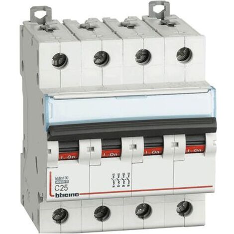Bticino interruttore magnetotermico 4P C 25A 10kA 4 moduli FH84C25