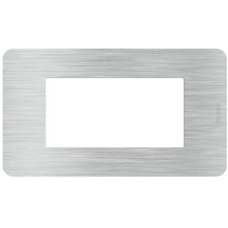 BTICINO JA4804EA - MatixGO - Placca 4P Aluminum