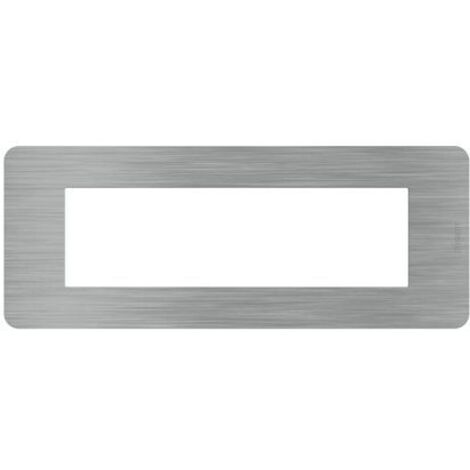 BTICINO JA4807ES - MatixGO - Placca 7P Steel