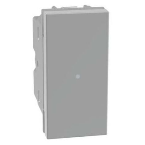 BTICINO JG4055 - MatixGO - Pulsante 1P NO 10A assiale - Grigio