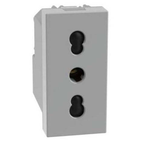 BTICINO JG4180 - MatixGO - Presa ITA P17/11 - Grigio