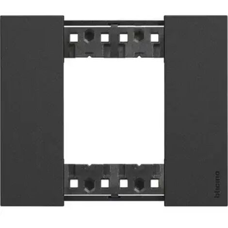 BTICINO KA4802KG - Placca Living Now 2 Moduli - Nero